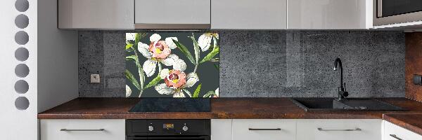 Kitchen splashback Floral pattern