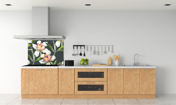 Kitchen splashback Floral pattern