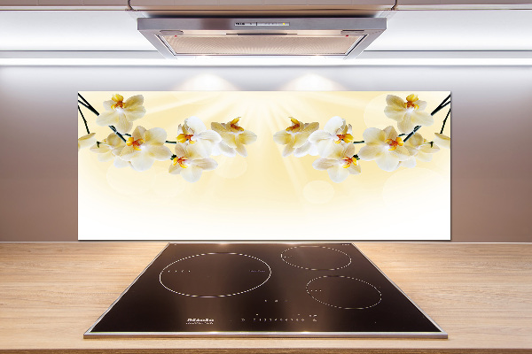 Cooker splashback Orchid