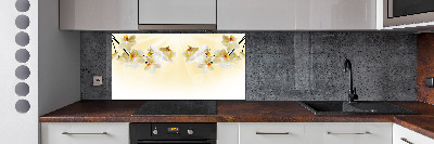 Cooker splashback Orchid