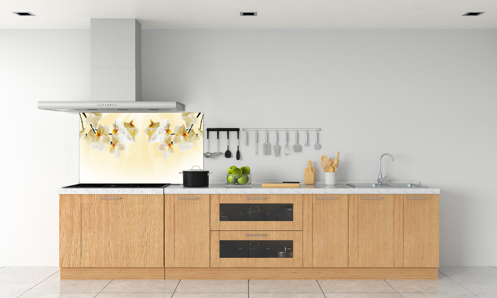 Cooker splashback Orchid