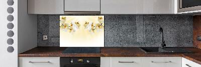 Cooker splashback Orchid