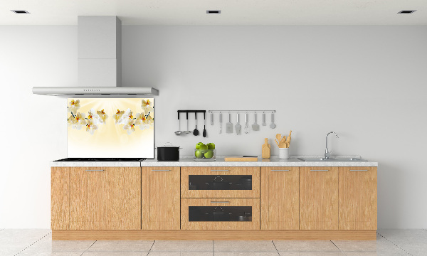 Cooker splashback Orchid