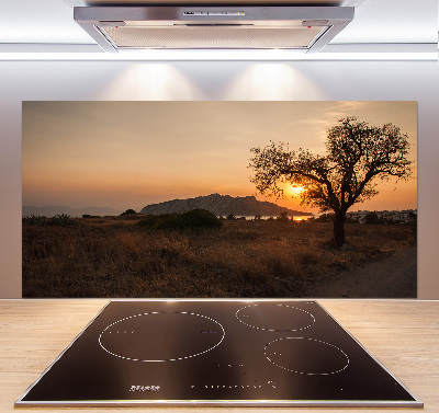 Kitchen splashback Sunset