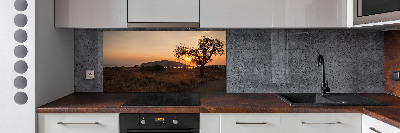 Kitchen splashback Sunset