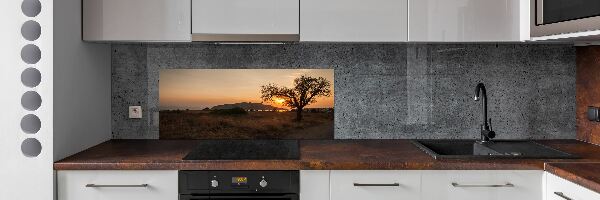 Kitchen splashback Sunset