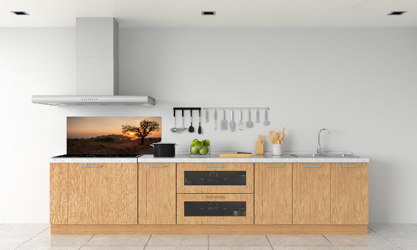 Kitchen splashback Sunset