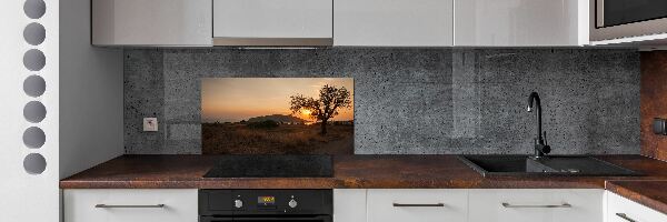 Kitchen splashback Sunset