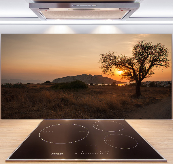 Kitchen splashback Sunset