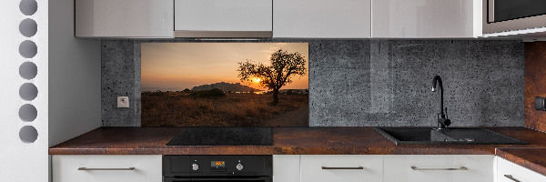 Kitchen splashback Sunset