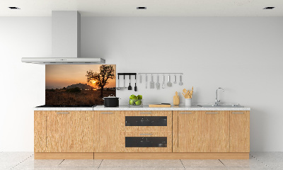 Kitchen splashback Sunset