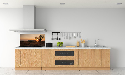 Kitchen splashback Sunset