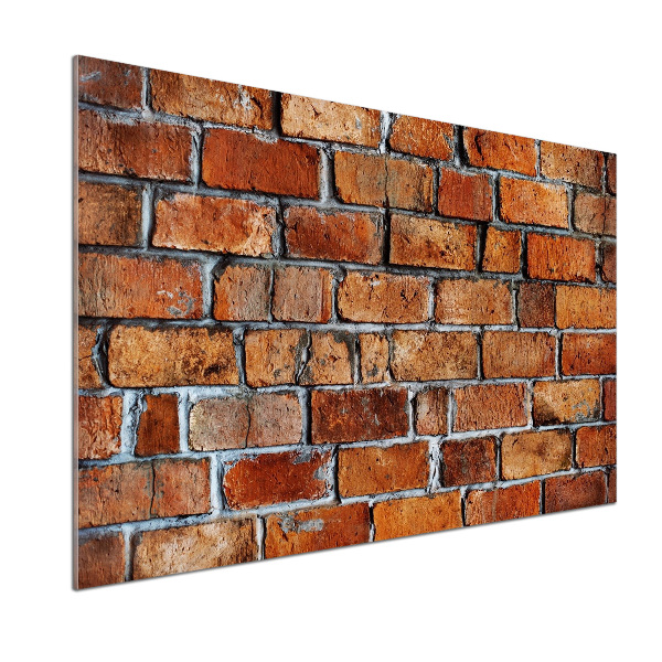 Cooker splashback Brick wall