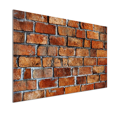 Cooker splashback Brick wall