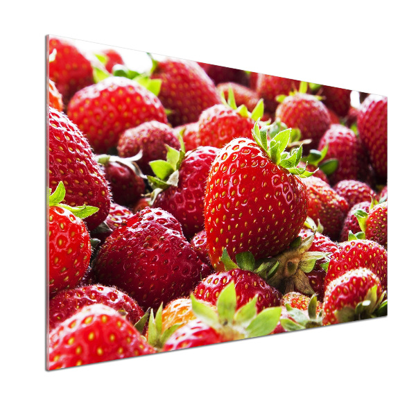 Kitchen wall panels Strawberries