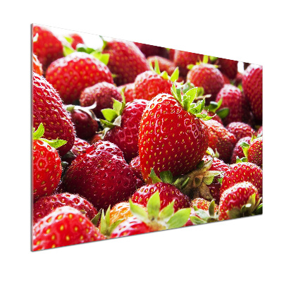 Kitchen wall panels Strawberries