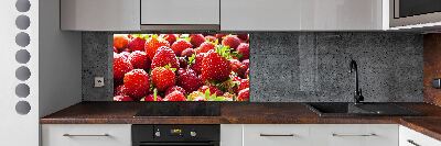 Kitchen wall panels Strawberries