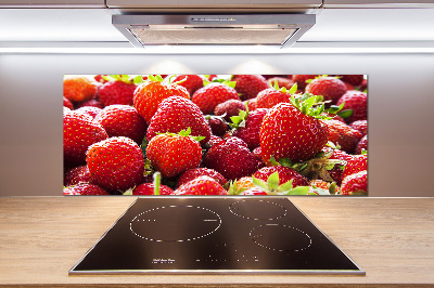 Kitchen wall panels Strawberries