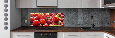 Kitchen wall panels Strawberries