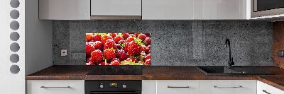 Kitchen wall panels Strawberries