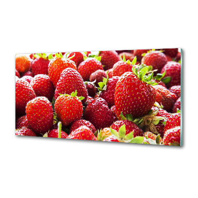 Kitchen wall panels Strawberries