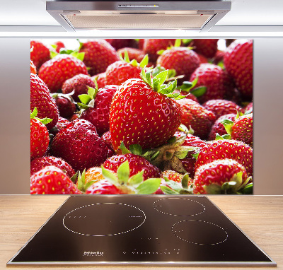 Kitchen wall panels Strawberries