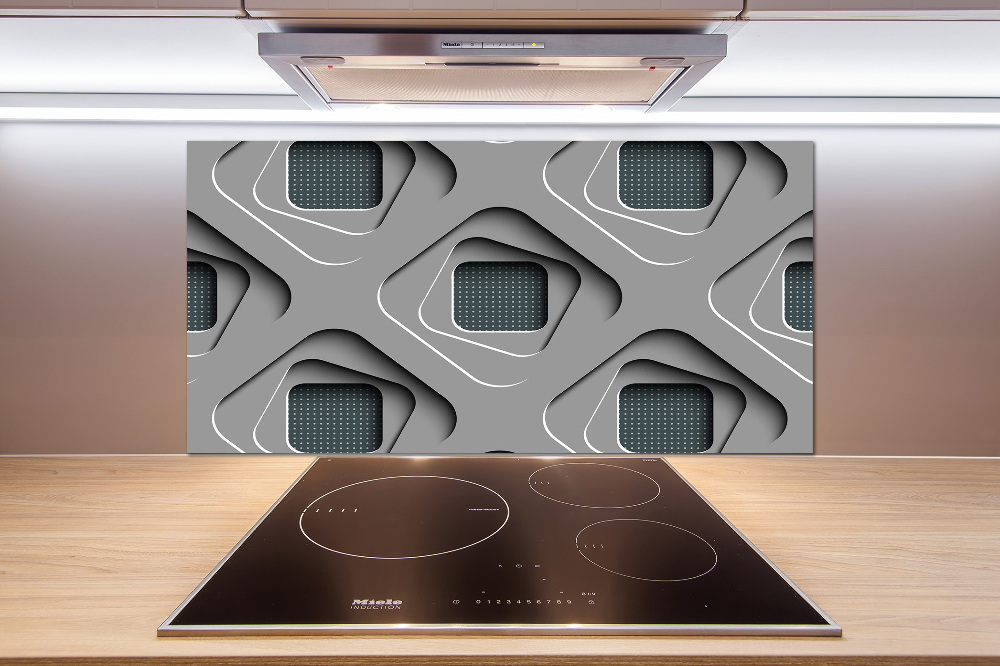 Cooker splashback 3D abstraction