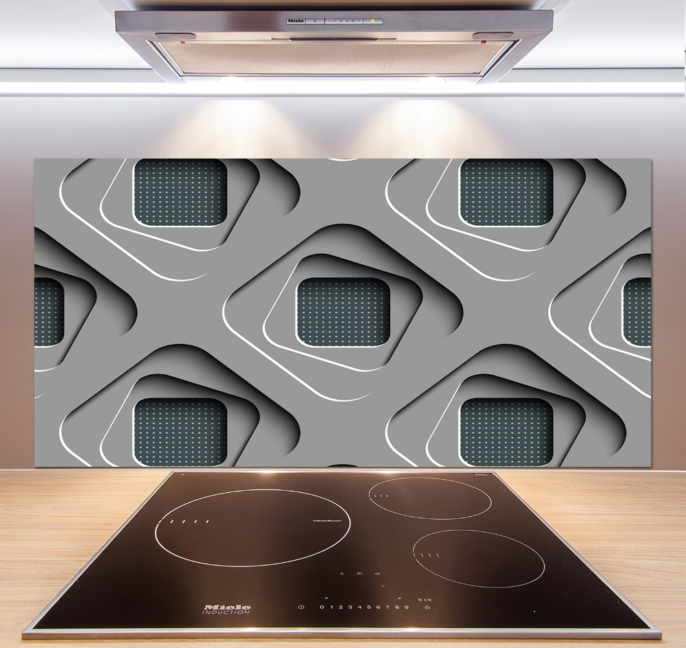 Cooker splashback 3D abstraction