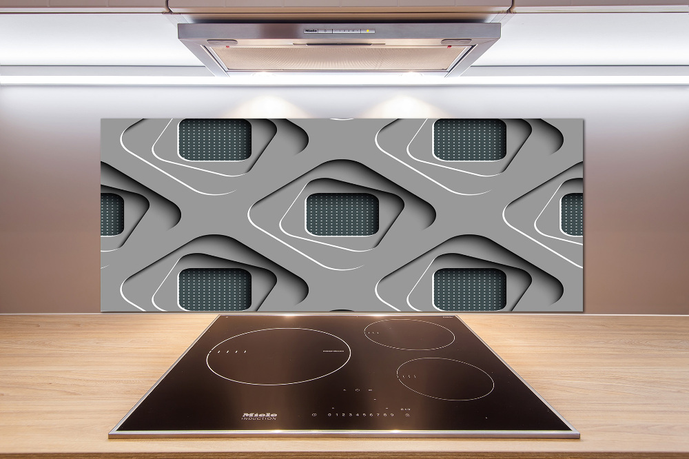 Cooker splashback 3D abstraction