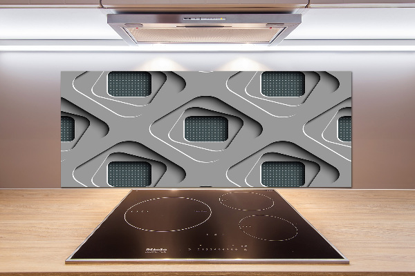 Cooker splashback 3D abstraction