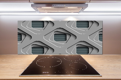 Cooker splashback 3D abstraction