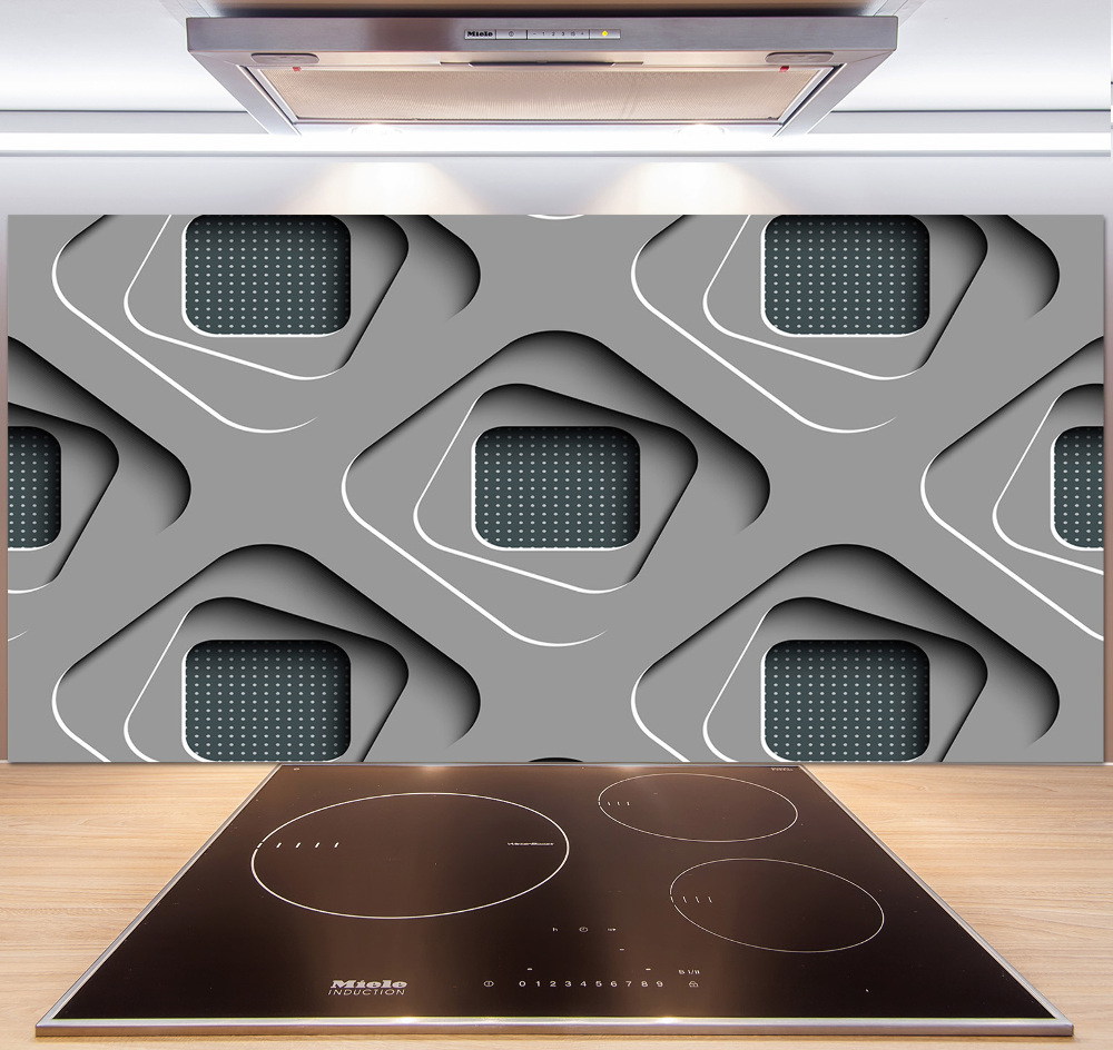 Cooker splashback 3D abstraction