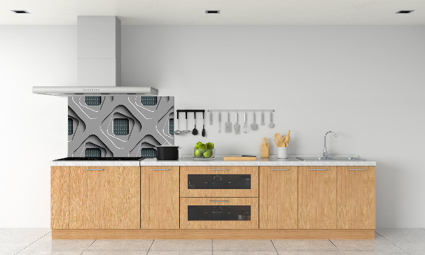 Cooker splashback 3D abstraction