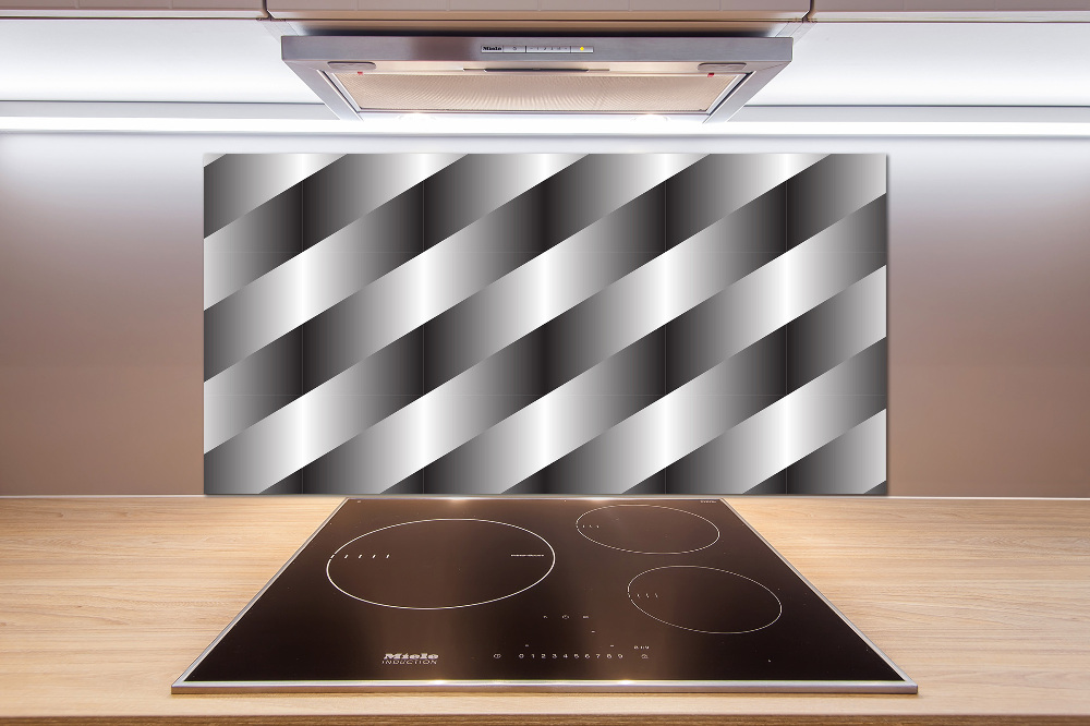 Cooker splashback Abstraction stripes