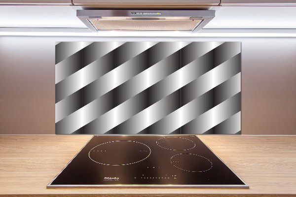 Cooker splashback Abstraction stripes