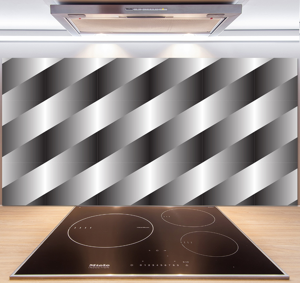 Cooker splashback Abstraction stripes