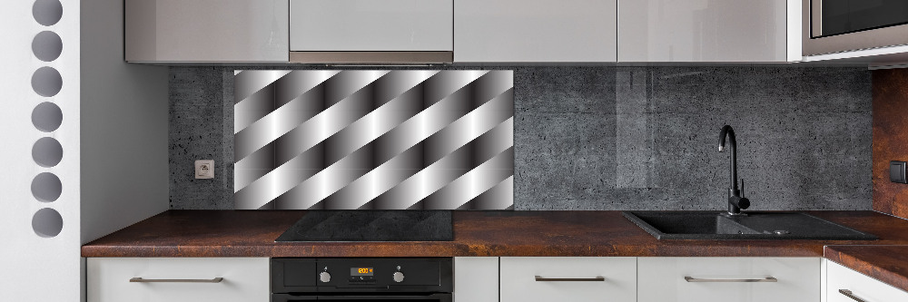 Cooker splashback Abstraction stripes