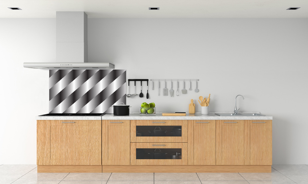 Cooker splashback Abstraction stripes