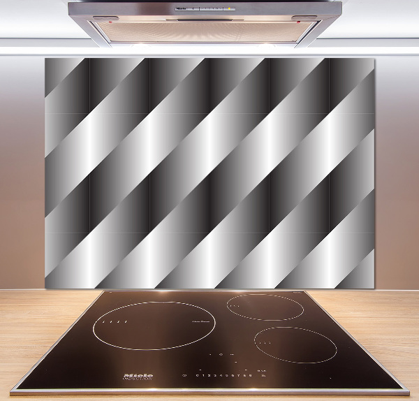 Cooker splashback Abstraction stripes