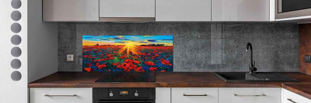 Cooker splashback Mak field