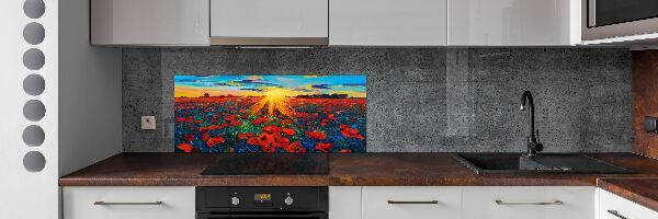 Cooker splashback Mak field