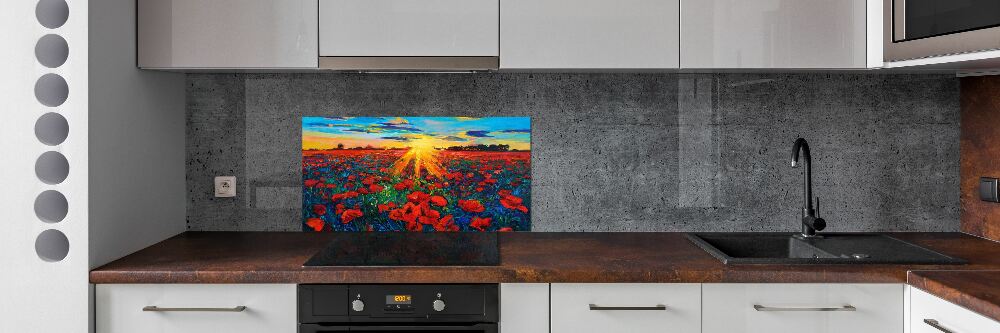 Cooker splashback Mak field