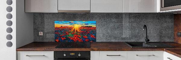 Cooker splashback Mak field