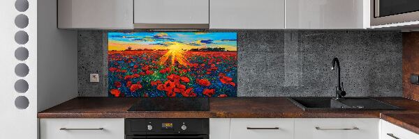 Cooker splashback Mak field