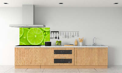 Cooker splashback Lime