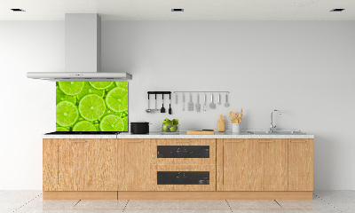 Cooker splashback Lime