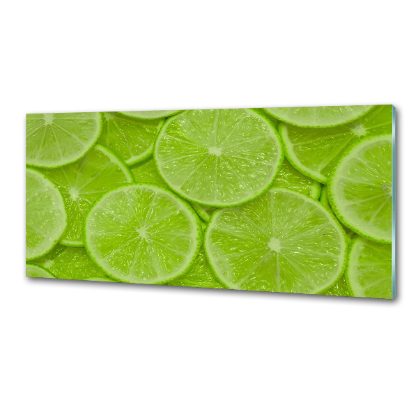 Cooker splashback Lime