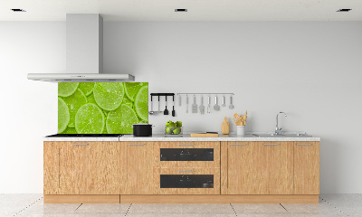 Cooker splashback Lime