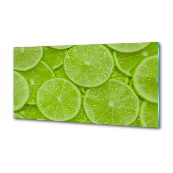 Cooker splashback Lime