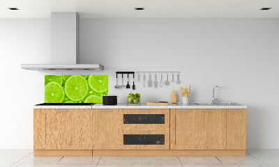 Cooker splashback Lime